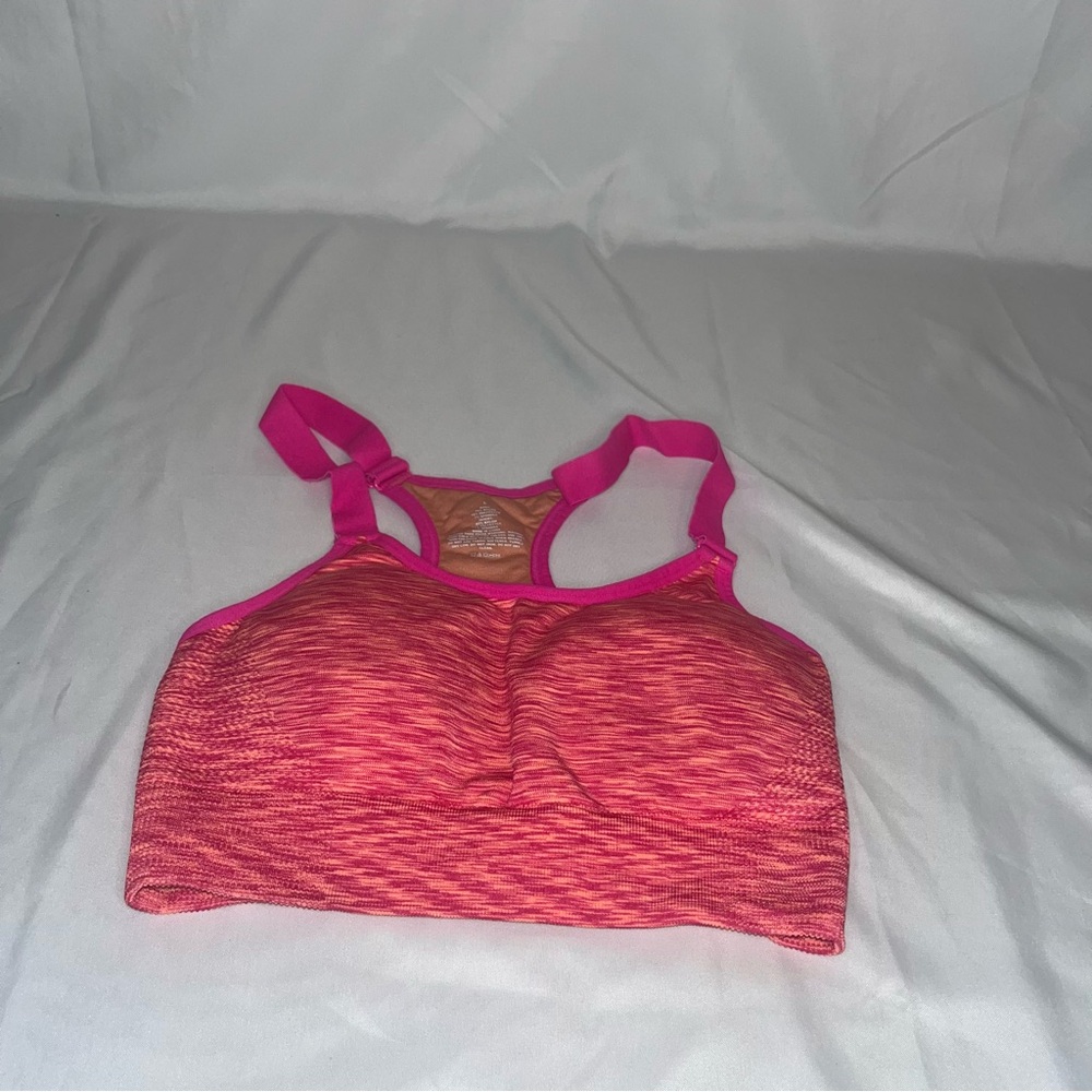 Pink Sports Bra